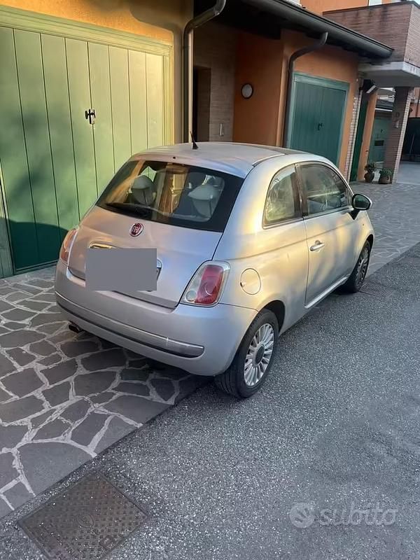 Usata Fiat 500 69 CV (50 kW) 2009 Grigio Cabrio