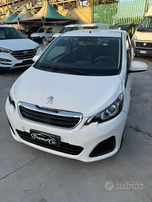 Usata Peugeot 108 Active 69 CV (50 kW) 2015 Bianco Berlina