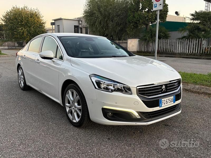 Usata Peugeot 508 120 CV (88 kW) 2016 Bianco Berlina