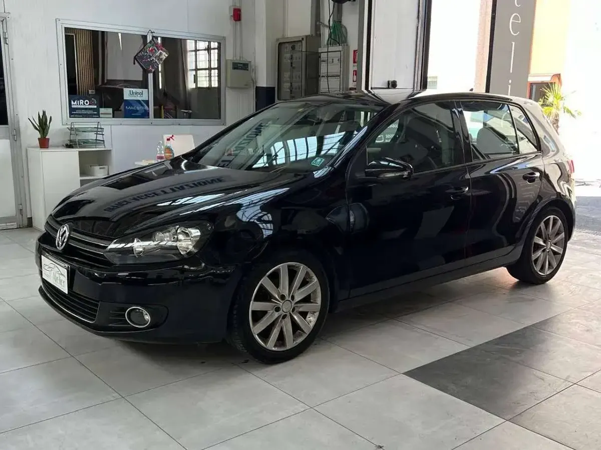 Usata VW Golf VI Highline 122 CV (89 kW) 2011 Nero Berlina