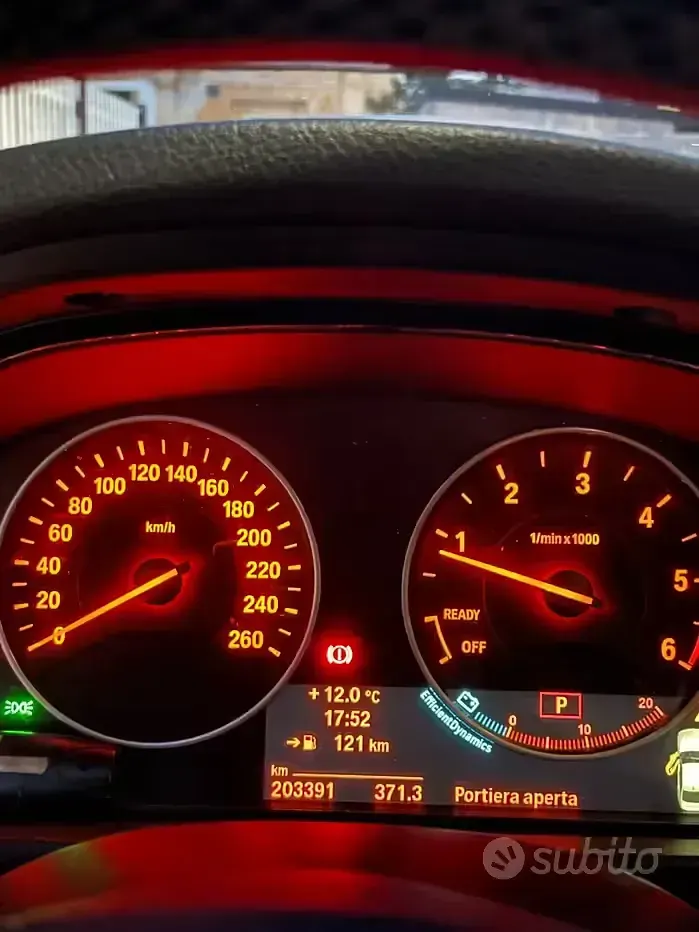 Usata BMW 320 163 CV (119 kW) 2014 Nero Berlina