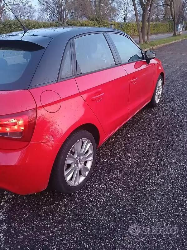 Usata Audi A1 S-Line 105 CV (77 kW) 2013 Rosso Utilitaria
