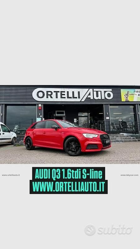 Usata Audi A3 S-Line 2019 Rosso Berlina