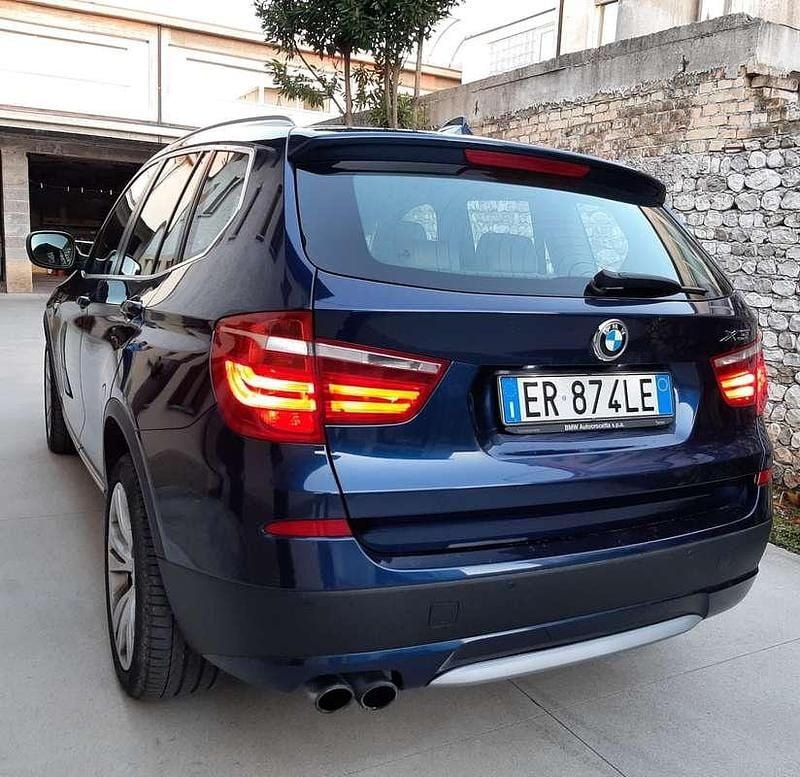 Usata BMW X3 313 CV (230 kW) 2013 Blu/azzurro SUV