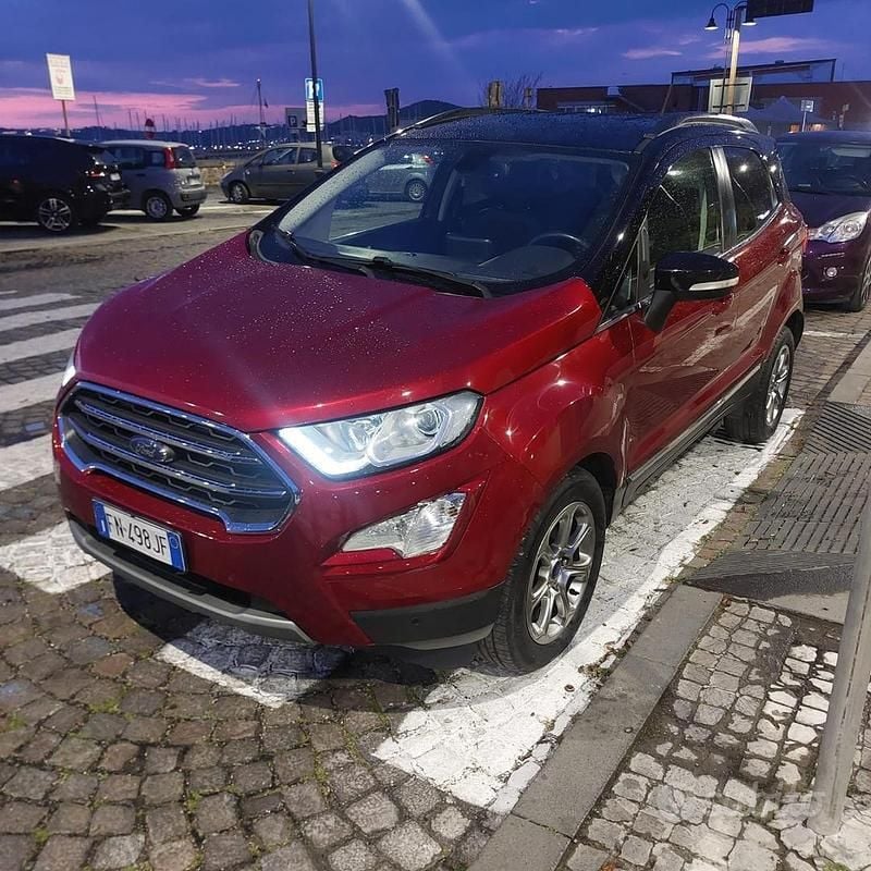 Usata Ford Ecosport 100 CV (73 kW) 2018 Rosso SUV