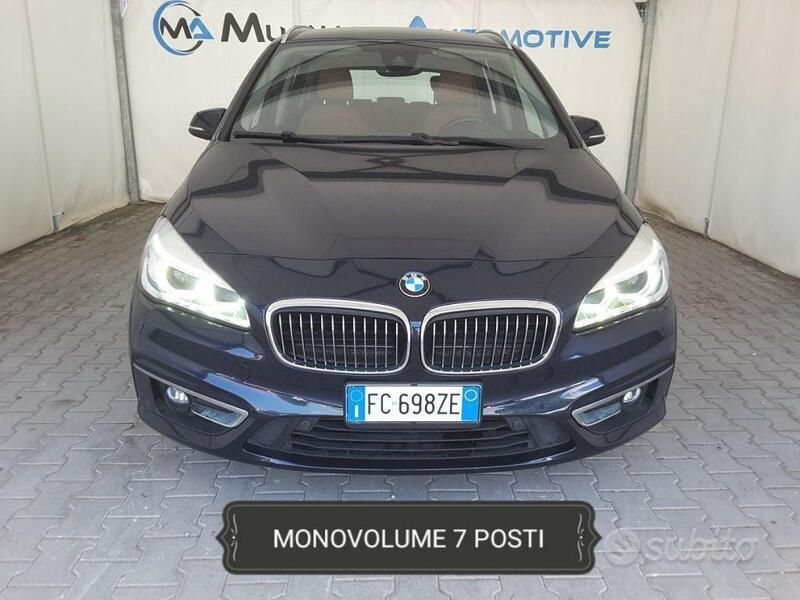 Blu/azzurro Usata 2016 BMW 216 Gran Tourer Luxury Line Monovolume | 15.900 € (Cara) - Immagine 1/4