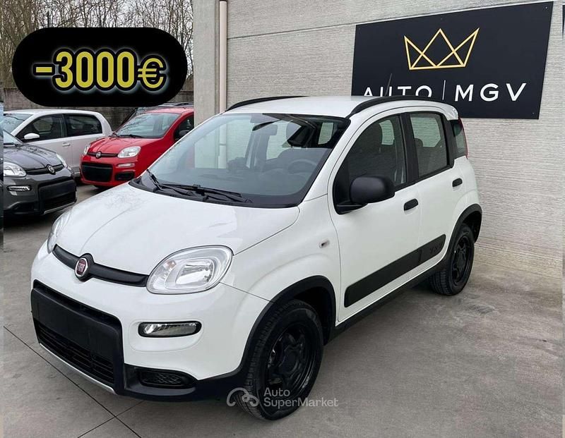 Usata Fiat Panda 4x4 Wild 86 CV (63 kW) 2020 Bianco Utilitaria