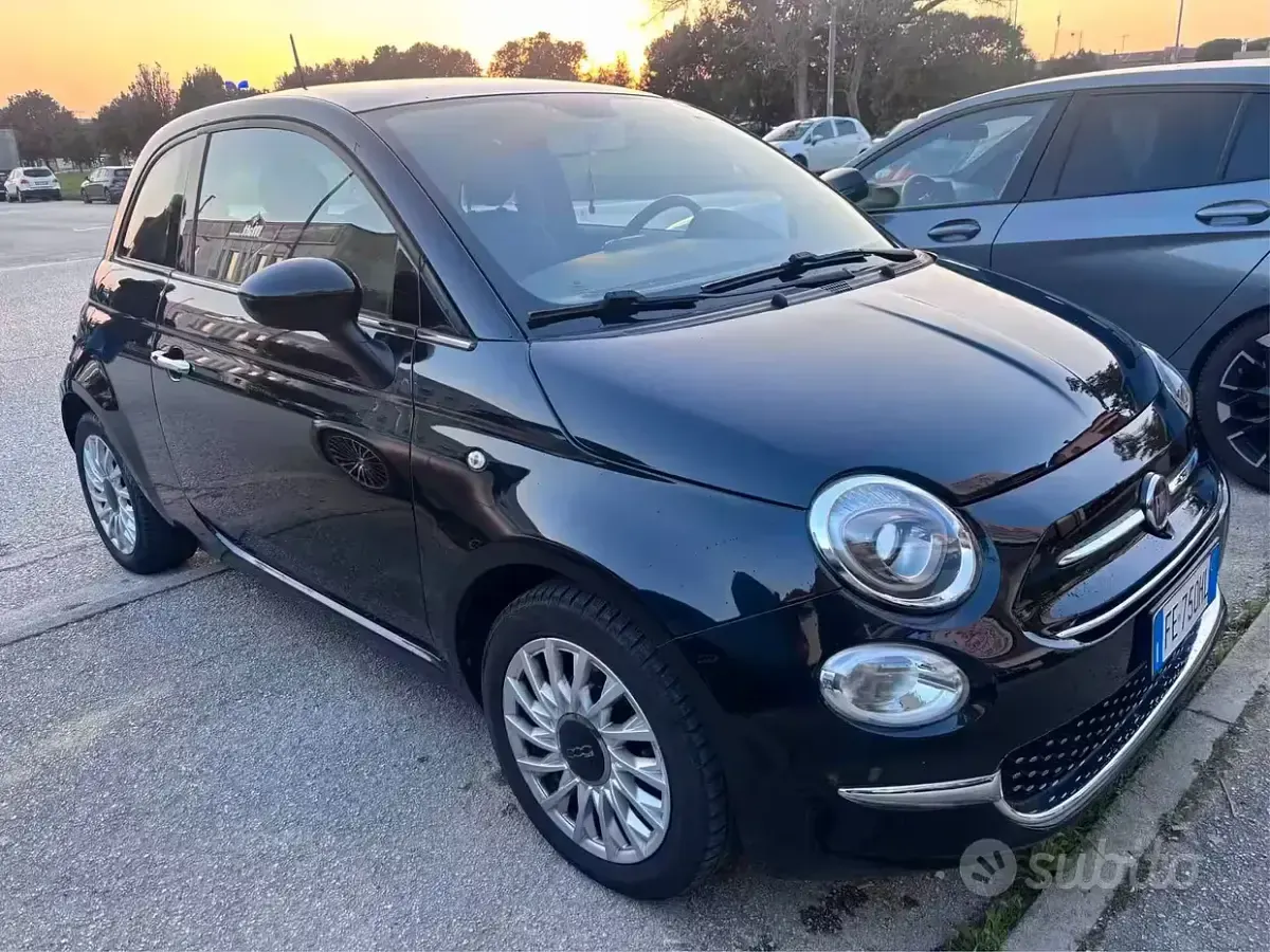 Usata Fiat 500 Lounge 69 CV (50 kW) 2016 Nero Berlina