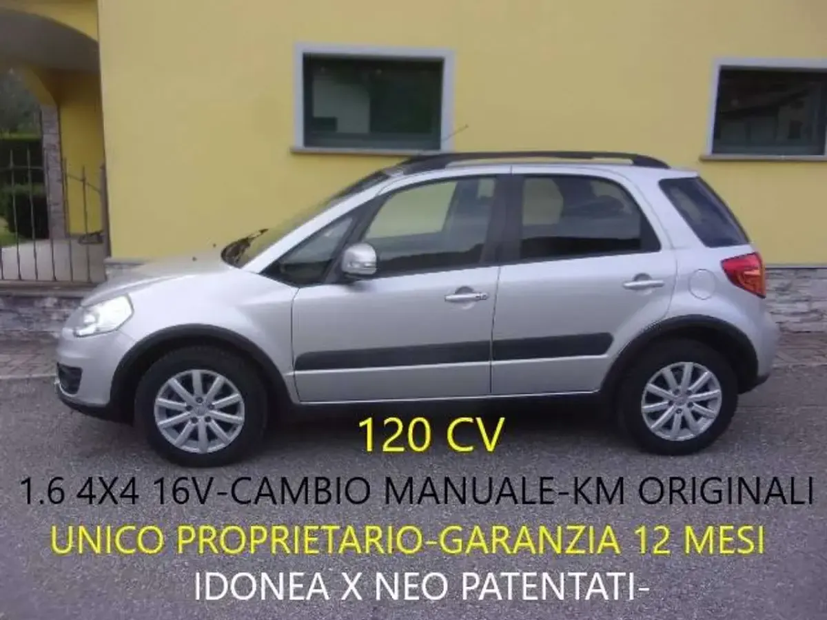 Usata Suzuki SX4 GLX 120 CV (88 kW) 2013 Argento SUV