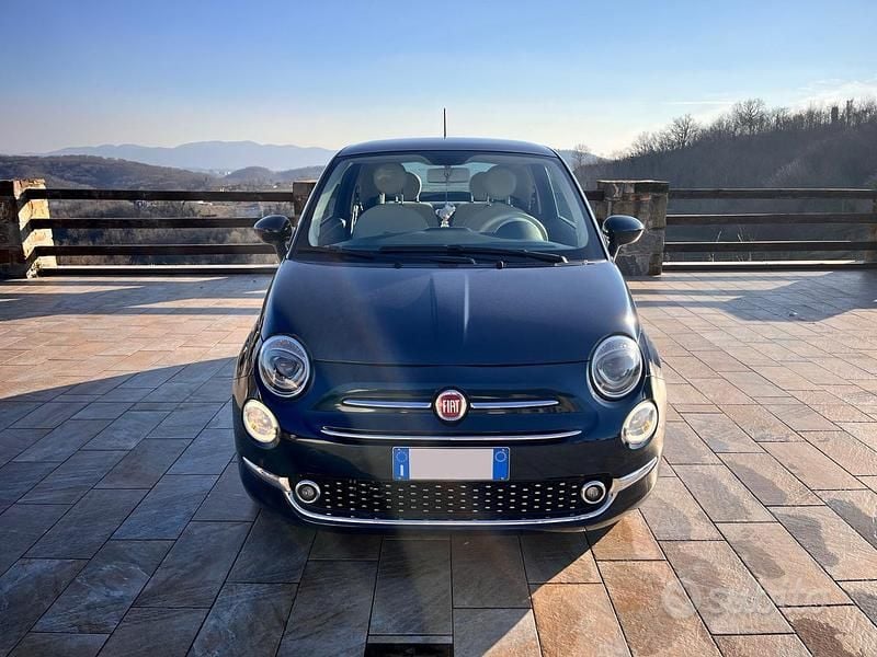 Usata Fiat 500 Lounge 95 CV (69 kW) 2017 Blu Utilitaria