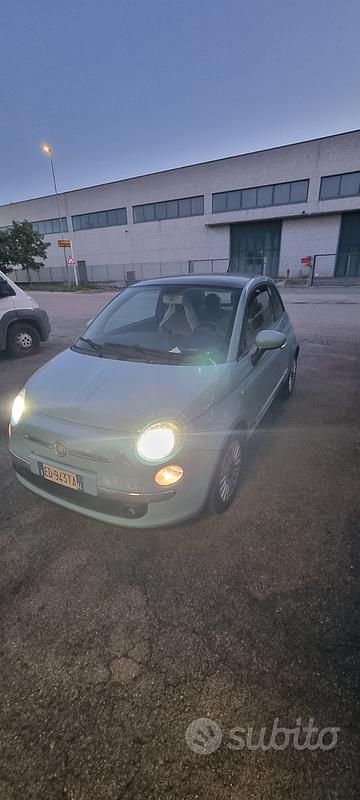 Usata Fiat 500 Lounge 69 CV (50 kW) 2011 Blu Utilitaria