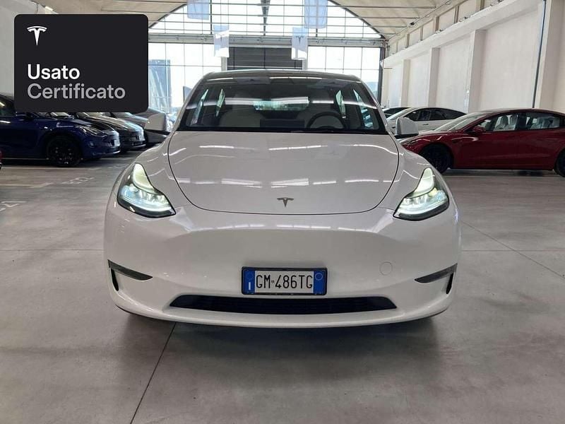 Usata Tesla Model Y Long Range AWD 258 kW (351 CV) 2023 Pearl white multicoat SUV