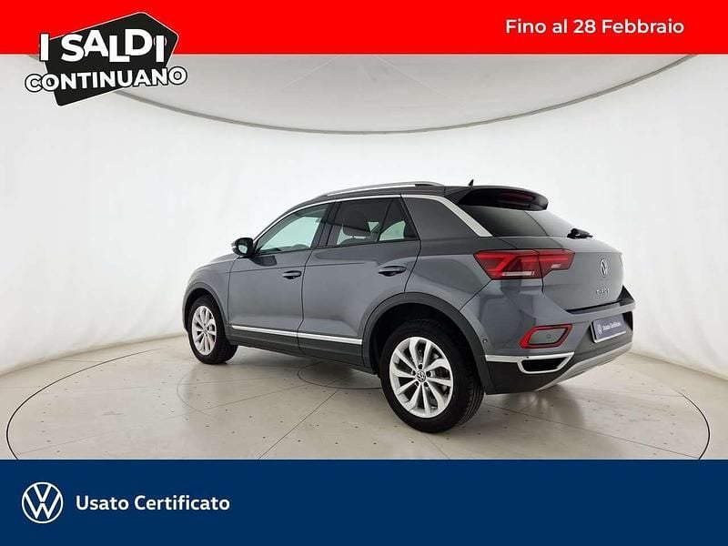 Usata VW T-Roc Style 110 CV (80 kW) 2022 Indium grey metallizzato SUV