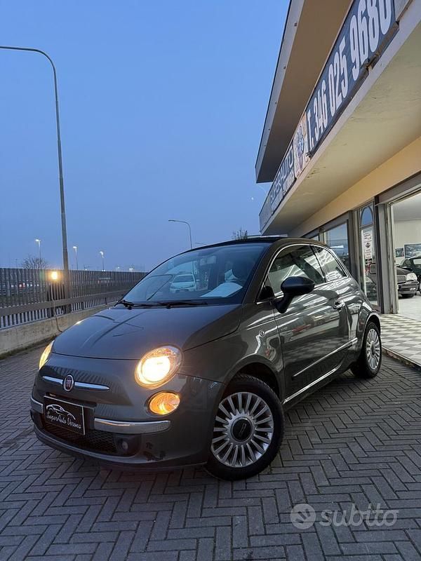 Usata Fiat 500C Lounge 69 CV (50 kW) 2015 Grigio Cabrio