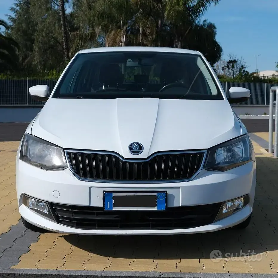 Usata Skoda Fabia 90 CV (66 kW) 2015 Bianco Berlina