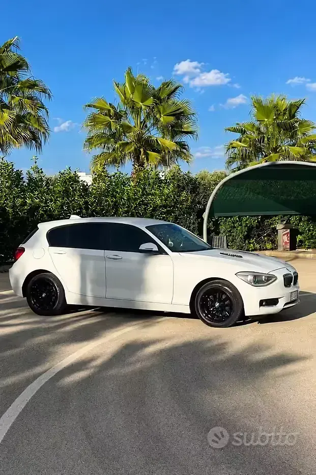 Usata BMW 116 M Sport 116 CV (85 kW) 2014 Bianco Utilitaria