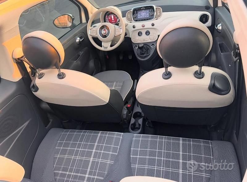 Usata Fiat 500C 95 CV (69 kW) 2016 Bianco Cabrio