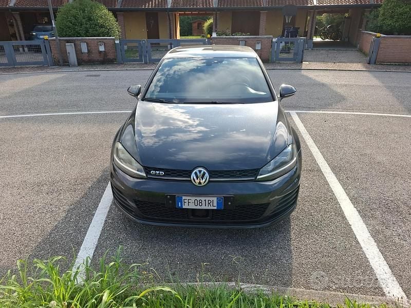 Usata VW Golf VII GTD 184 CV (135 kW) 2016 Grigio Utilitaria