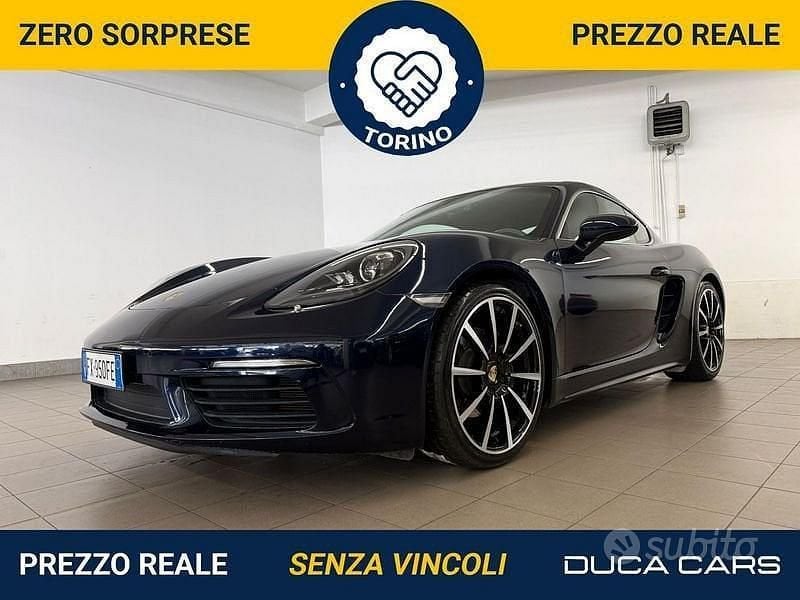 Usata Porsche 718 Cayman 299 CV (219 kW) 2019 Blu Coupé
