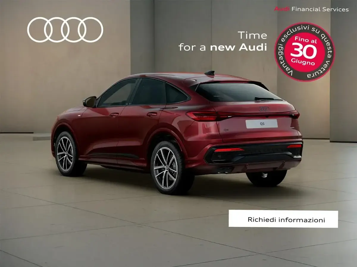 Nuova Audi Q5 Sportback S-Line 203 CV (149 kW) 2026 Nero SUV