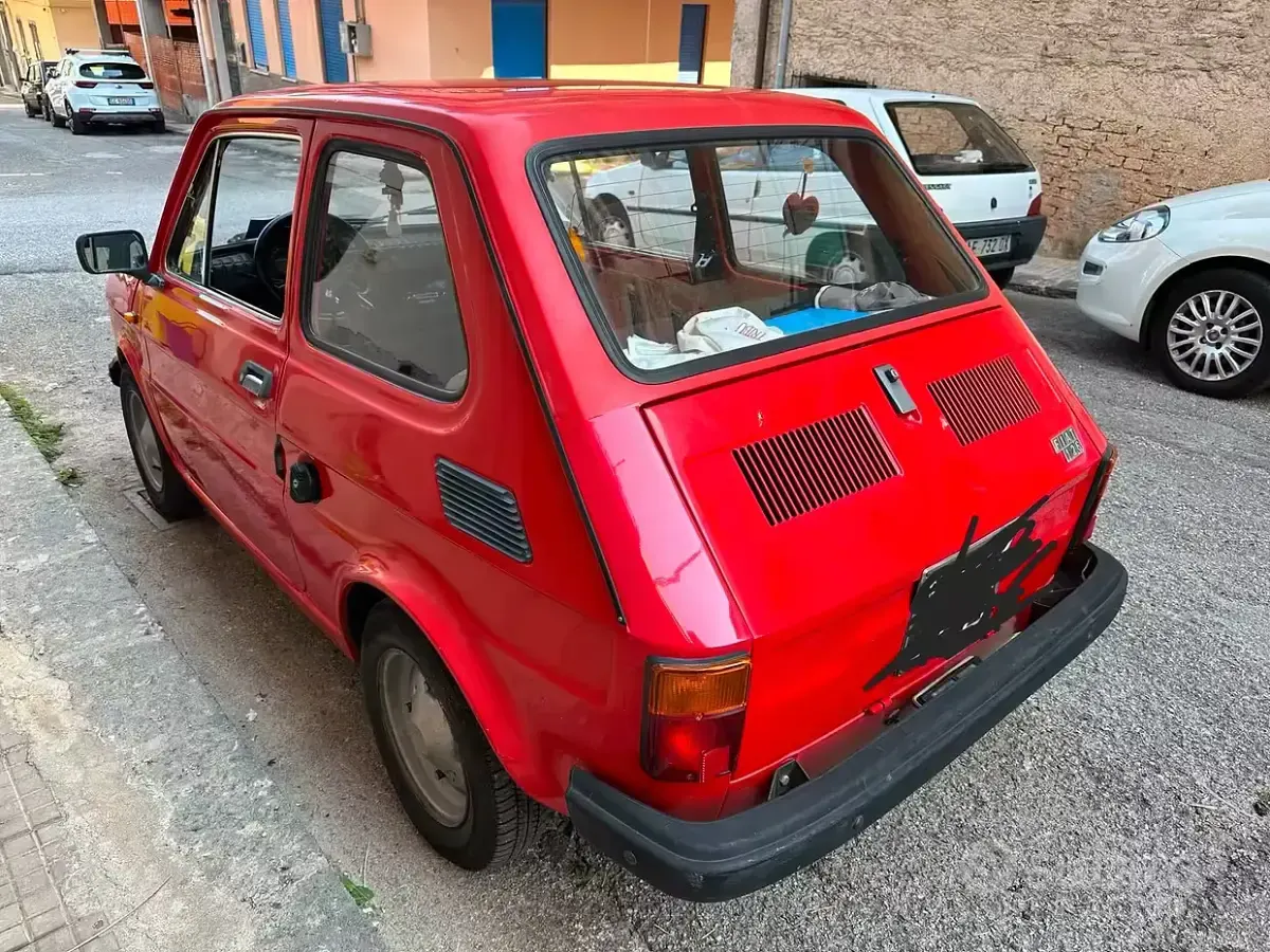 Usata Fiat 126 1970 Rosso