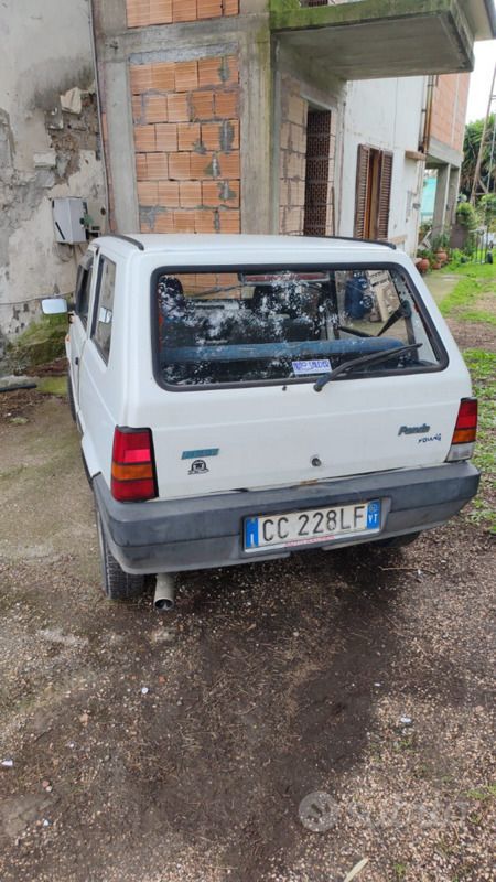 Usata Fiat Panda Young 54 CV (39 kW) 2002 Bianco Utilitaria
