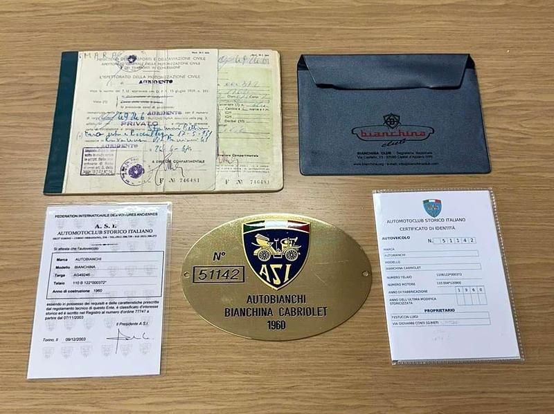 Usata Autobianchi Bianchina 20 CV (14 kW) 1960 Azzurro Utilitaria