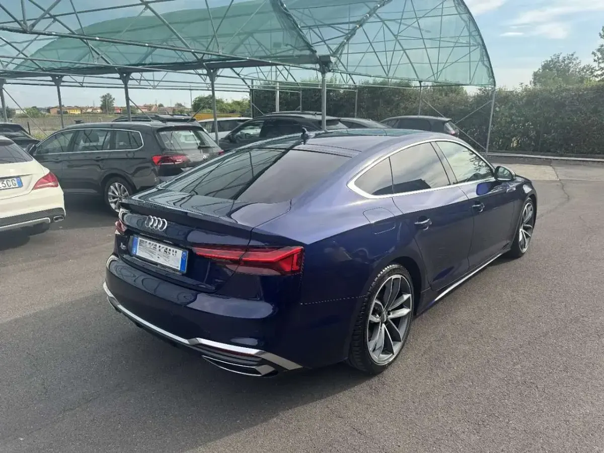 Usata Audi A5 S-Line 190 CV (139 kW) 2020 Blu/azzurro Coupé