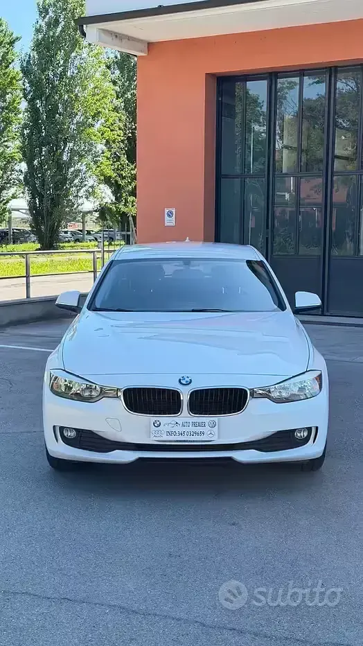 Begagnad BMW 316 Efficient Dynamics 116 HK (85 kW) 2015 Vit Kombi