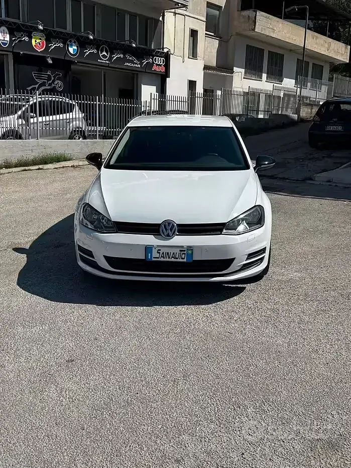 Usata VW Golf VII 110 CV (80 kW) 2016 Bianco Berlina