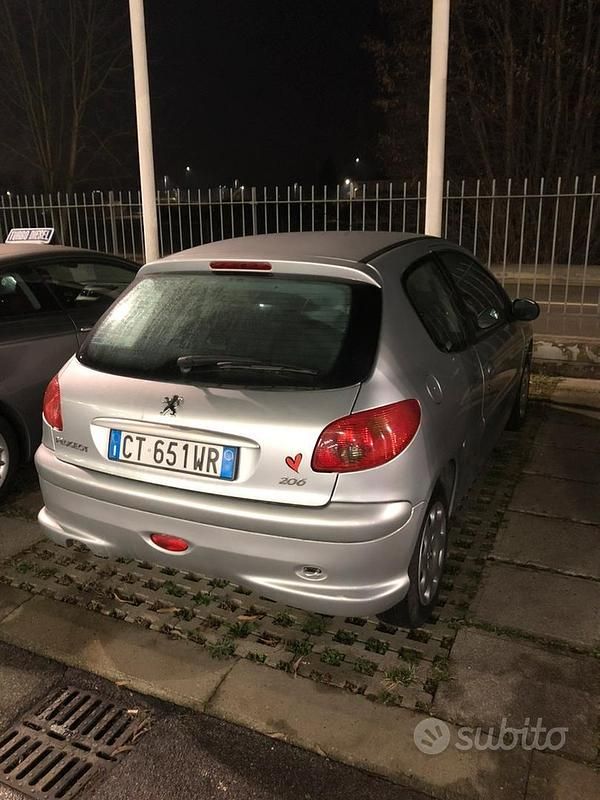 Usata Peugeot 206 2003 Grigio Utilitaria