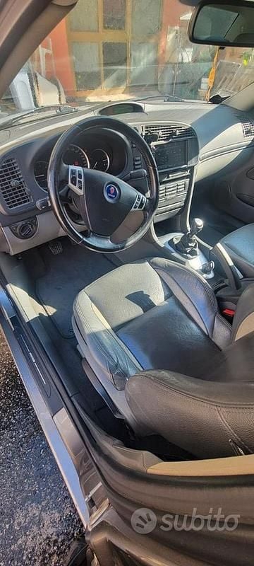 Usata Saab 9-3 131 CV (96 kW) 2005 Grigio Berlina