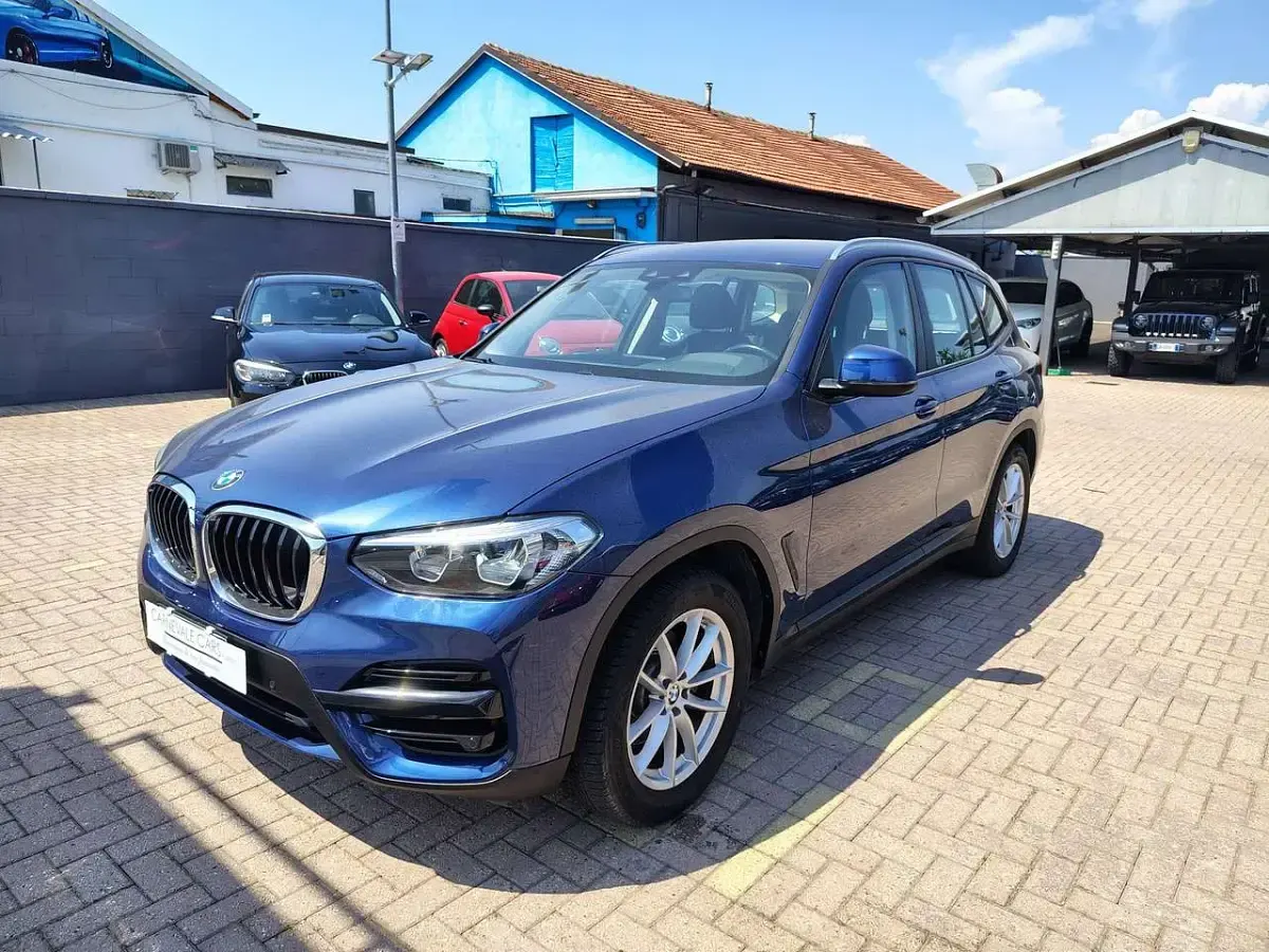 Usata BMW X3 Advantage 190 CV (139 kW) 2021 Blu/azzurro SUV