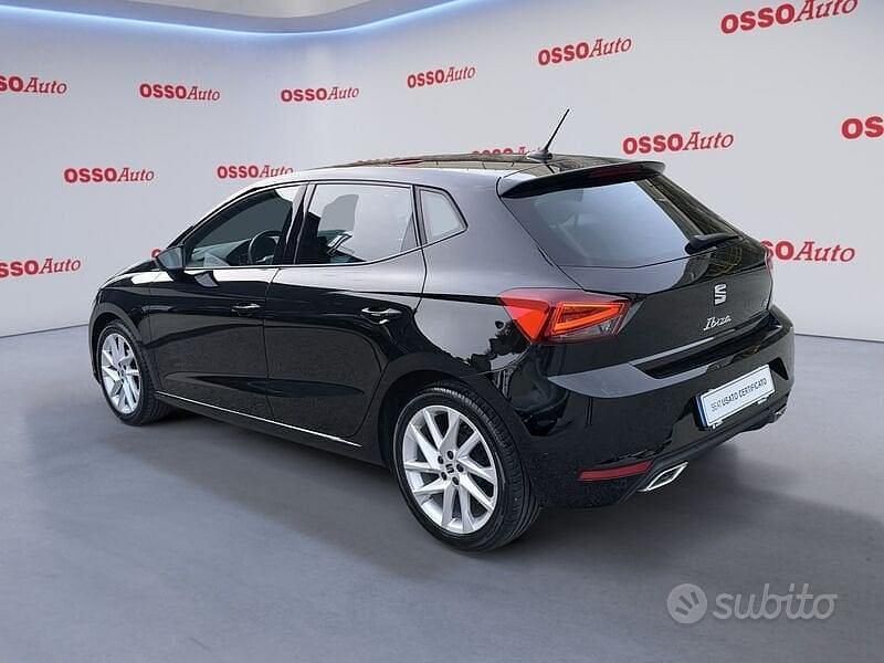 Usata Seat Ibiza FR 95 CV (69 kW) 2024 Nero Utilitaria