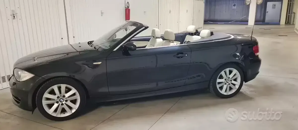 Usata BMW 120 Cabriolet 170 CV (125 kW) 2008 Nero Cabrio