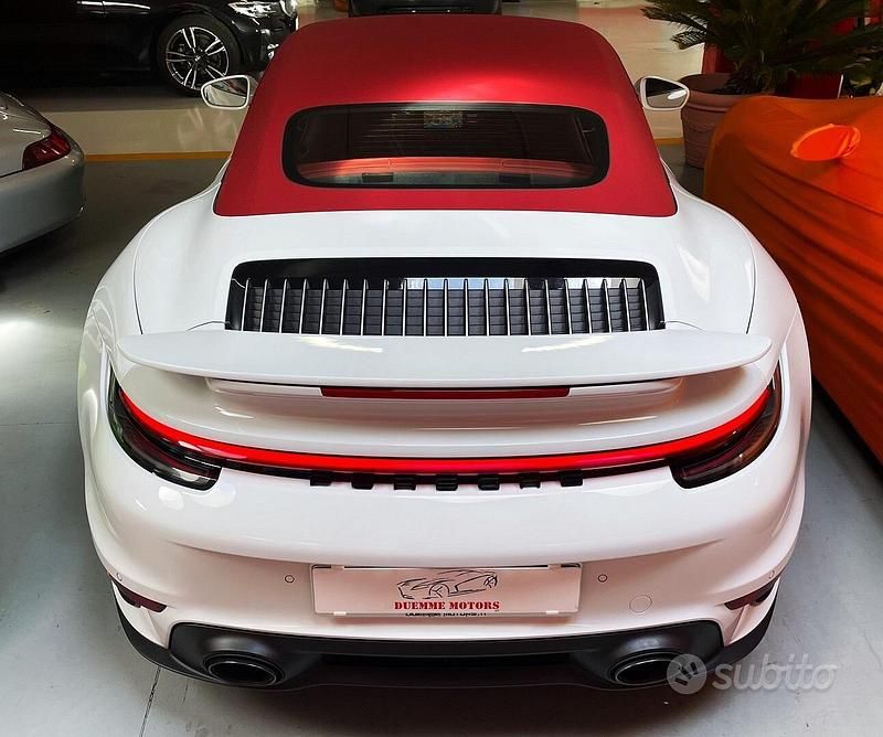 Usata Porsche 911 Turbo Cabriolet 2021 Bianco Cabrio