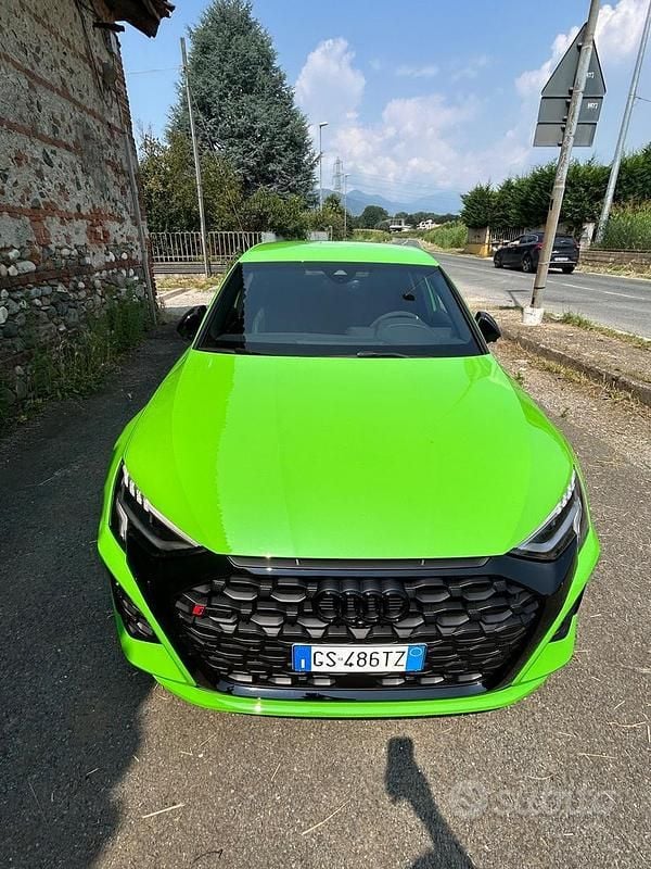Usata Audi RS3 400 CV (294 kW) 2024 Verde Berlina