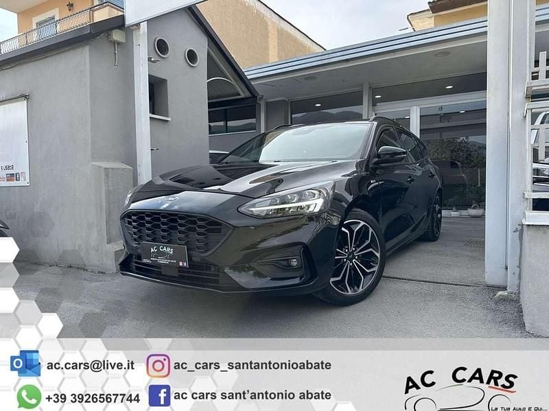 Nero Usata 2021 Ford Focus ST-Line Station wagon | 15.490 € (Buon prezzo) - Immagine 1/4