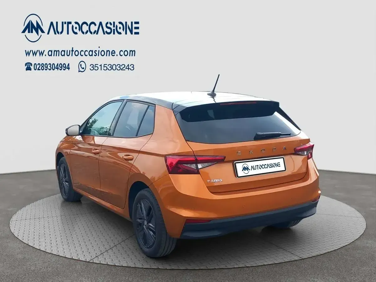 Usata Skoda Fabia Selection 116 CV (85 kW) 2025 Arancione Utilitaria