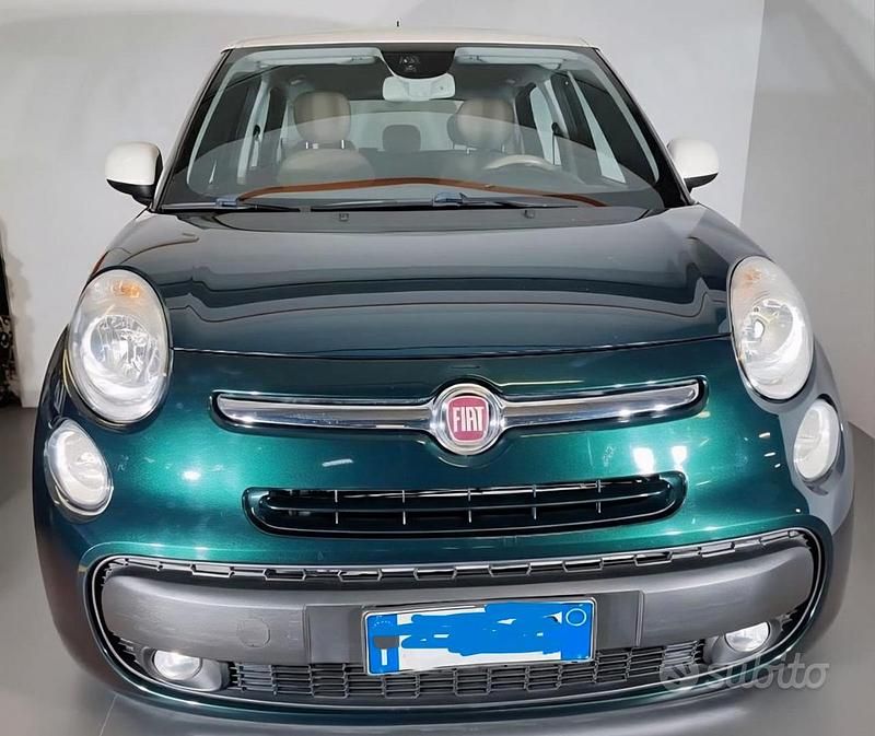 Usata Fiat 500L 80 CV (58 kW) 2014 Verde Monovolume