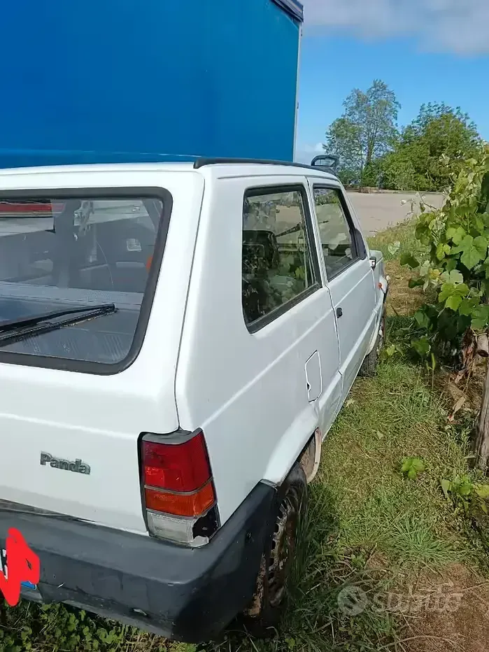 Usata Fiat Panda 54 CV (39 kW) 2002 Bianco Utilitaria