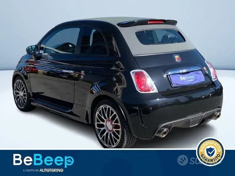 Usata Abarth 595C Turismo 160 CV (117 kW) 2015 Nero pastello Cabrio