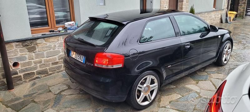 Usata Audi A3 S-Line 170 CV (125 kW) 2007 Nero Utilitaria