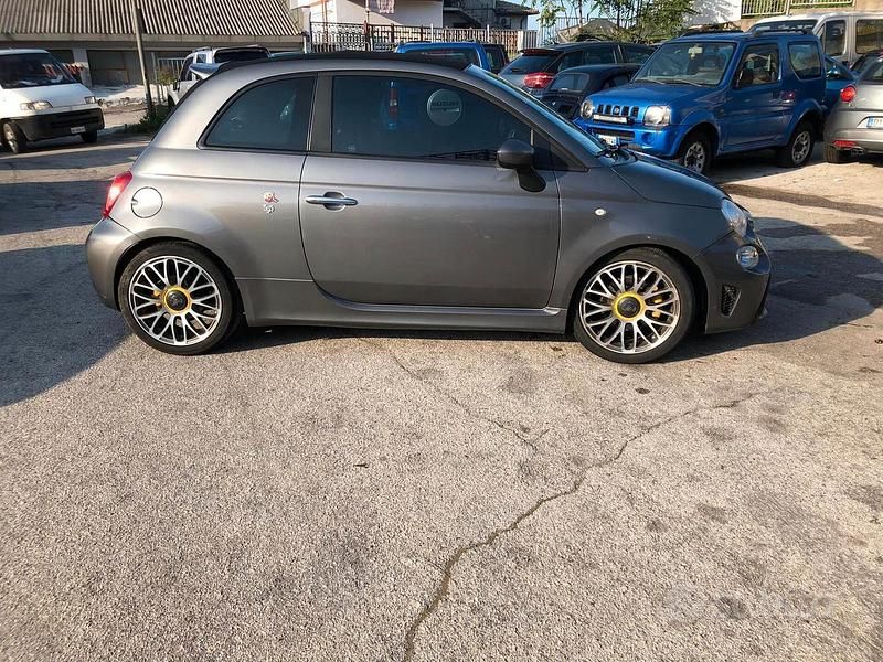 Usata Abarth 595C Turismo 160 CV (117 kW) 2014 Grigio Cabrio
