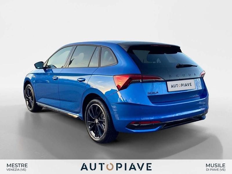 Usata Skoda Scala Monte Carlo 116 CV (85 kW) 2024 Blu/azzurro Utilitaria