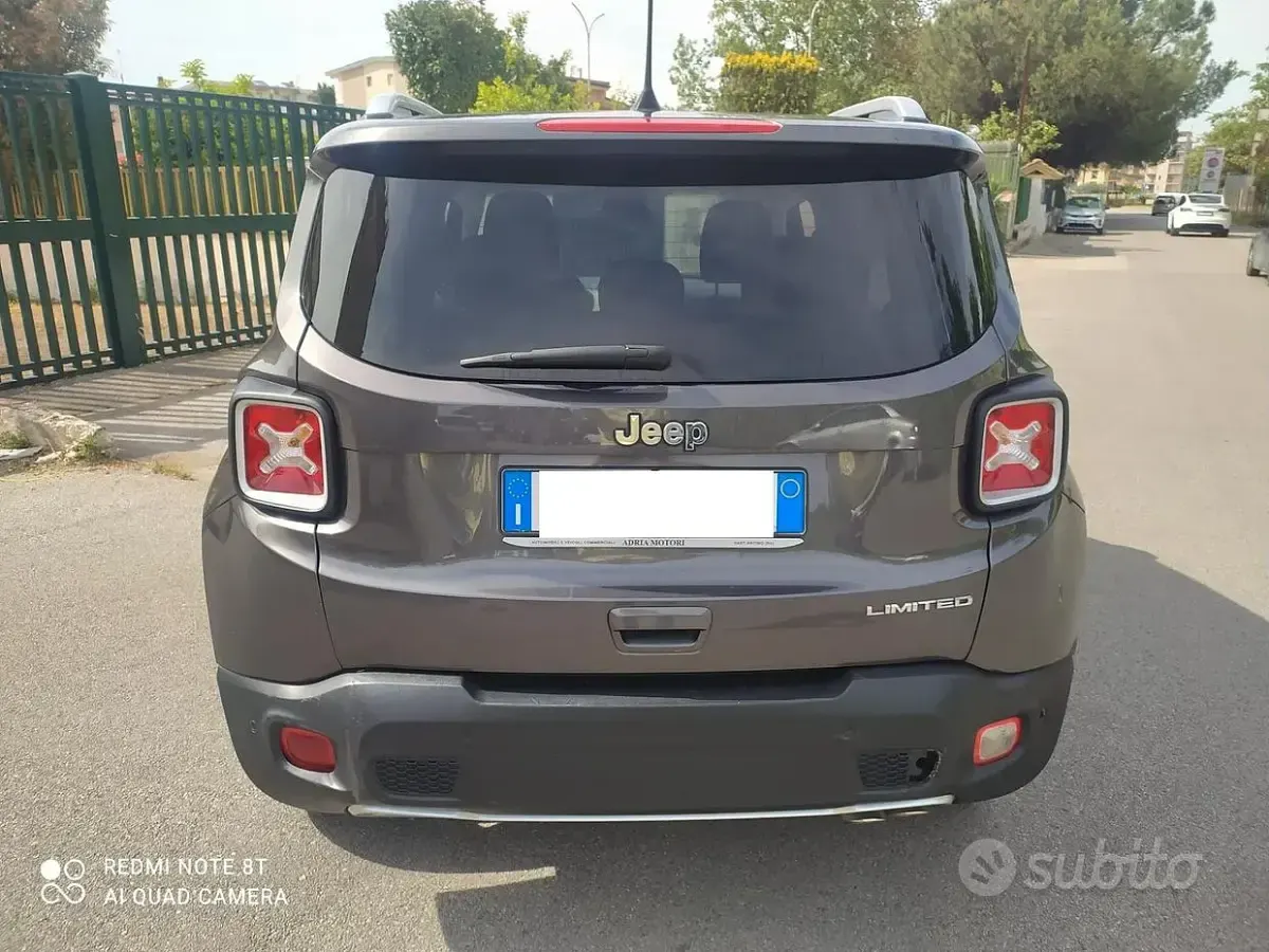 Usata Jeep Renegade Limited 120 CV (88 kW) 2018 Grigio SUV