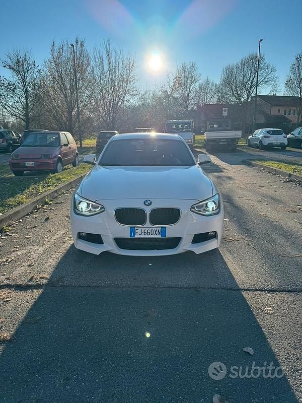 Usata BMW 120 M Sport 184 CV (135 kW) 2015 Bianco Utilitaria