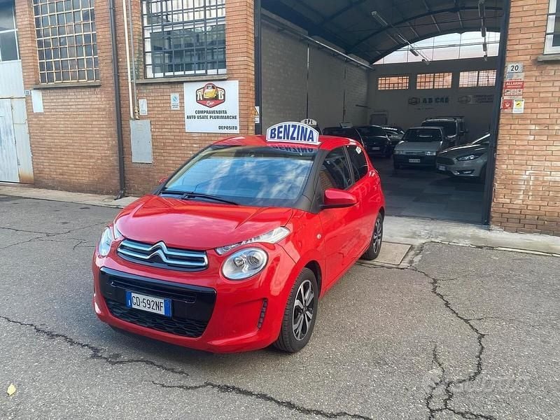 Usata Citroën C1 Feel 72 CV (52 kW) 2021 Rosso Utilitaria