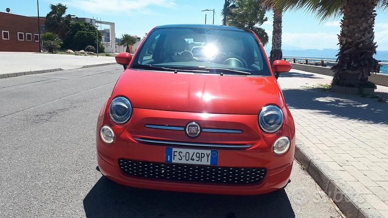 Usata Fiat 500 69 CV (50 kW) 2018 Arancione Berlina