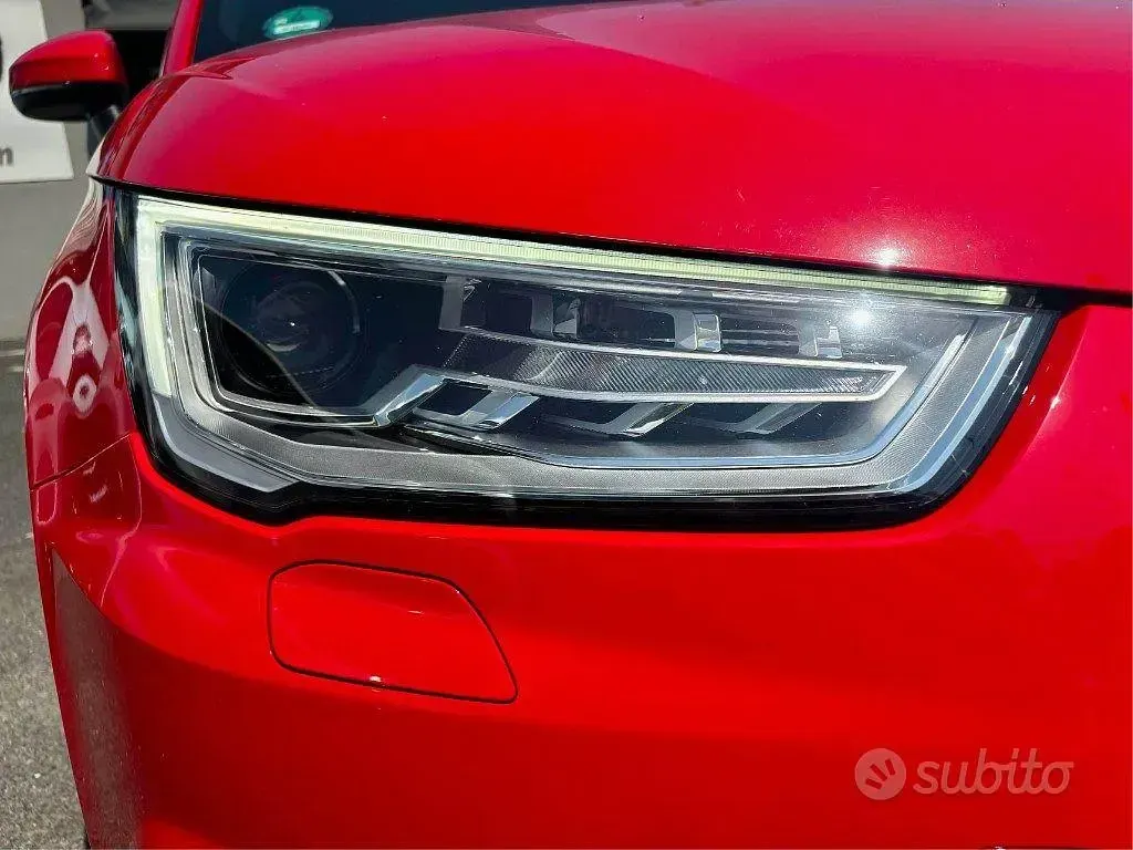 Usata Audi A1 Sportback S-Line 125 CV (91 kW) 2017 Rosso Utilitaria